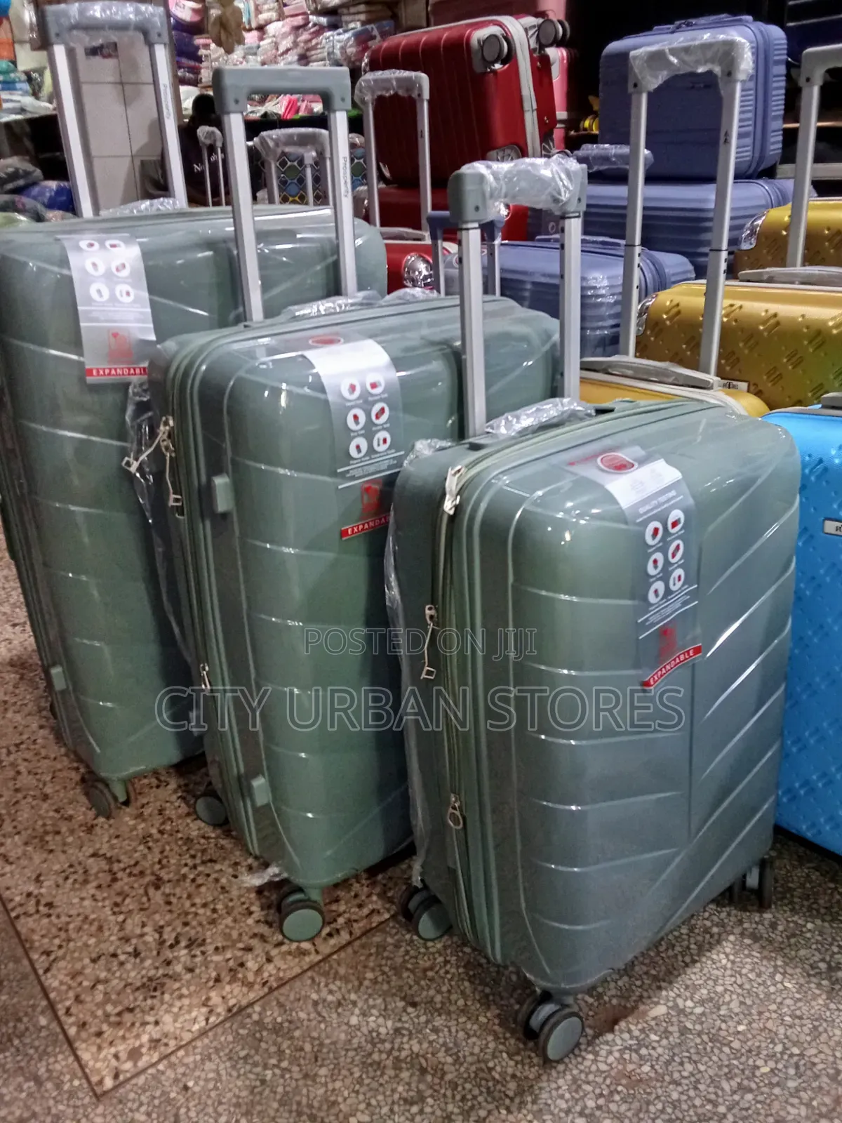 Prosperity Large Green Suitcase
