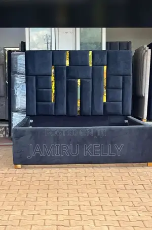 Silver Luxe Grey Gold Bed