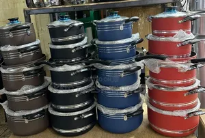 11 Piece Aluminum Pot Set Frying Pan