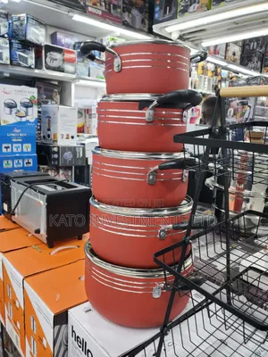 11 Piece Aluminum Pot Set Frying Pan