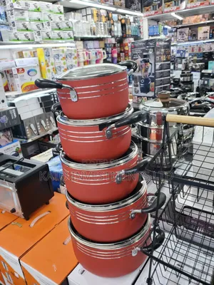 11 Piece Aluminum Pot Set Frying Pan