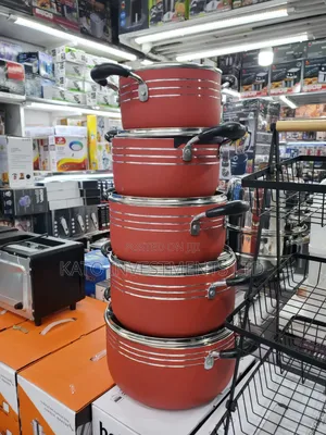11 Piece Aluminum Pot Set Frying Pan
