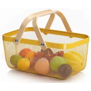 Rectangular Metal Mesh Basket
