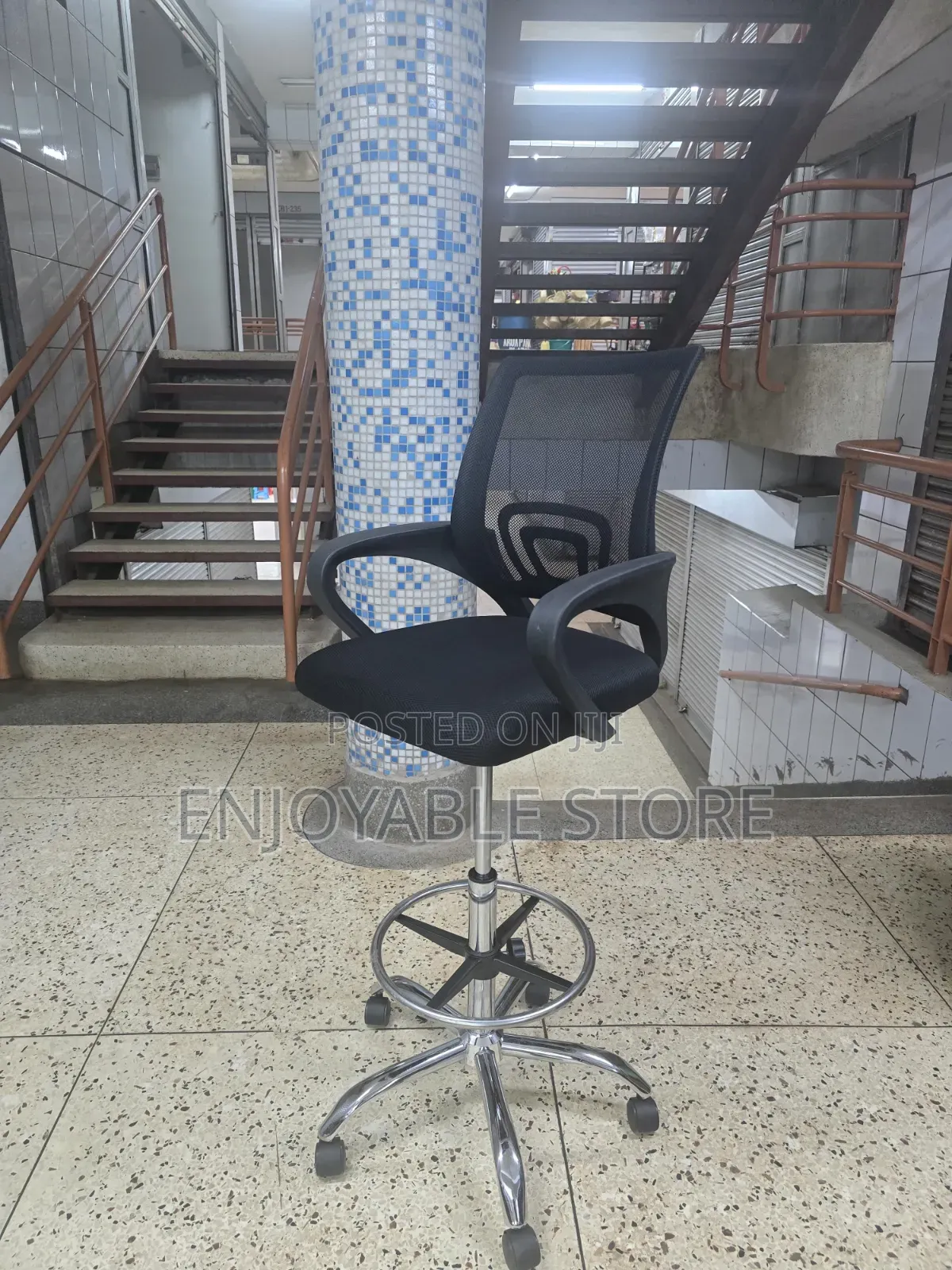 Adjustable High Reception Chair(Home Office Bars Counter)