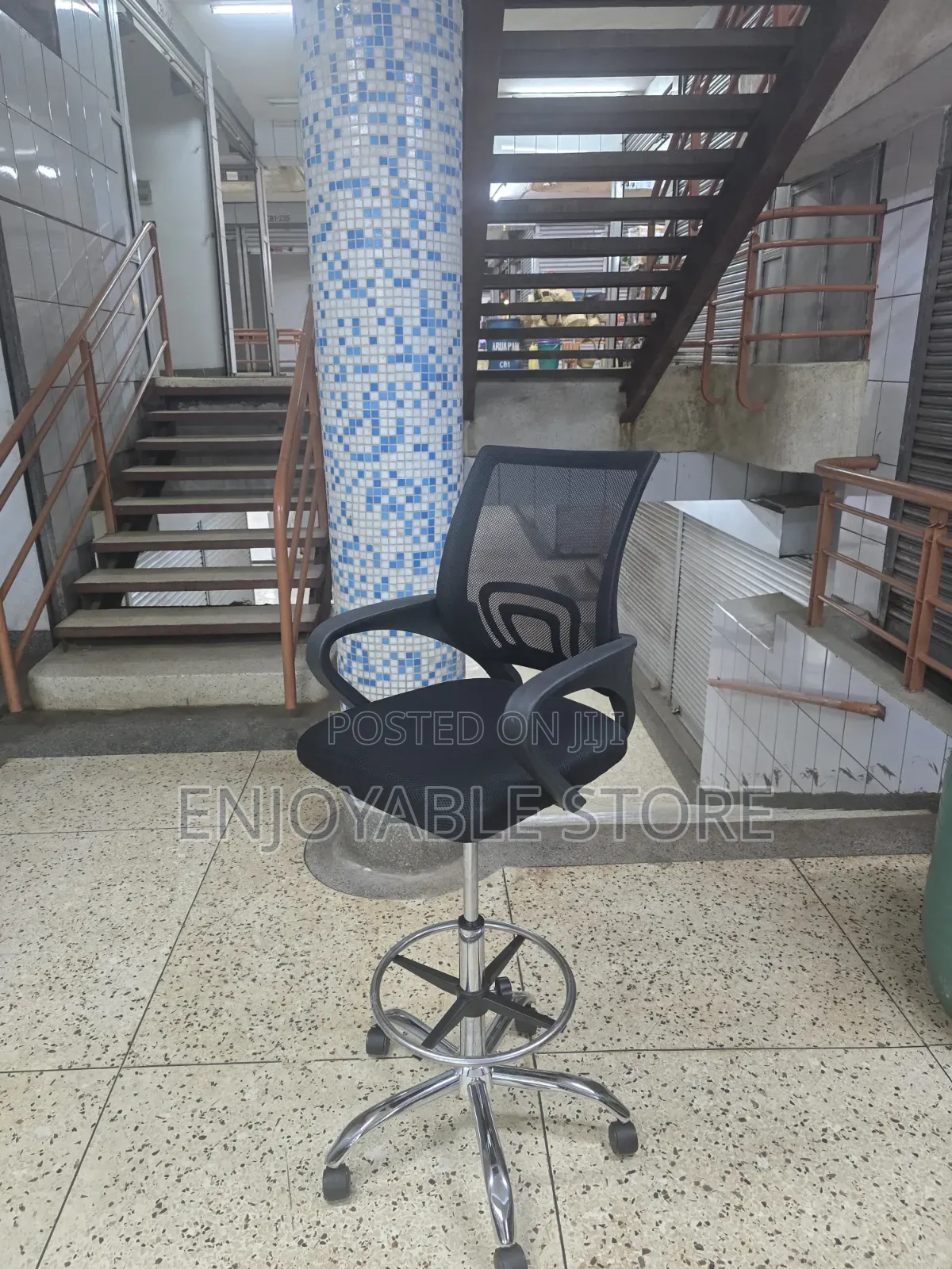 Adjustable High Reception Chair(Home Office Bars Counter)