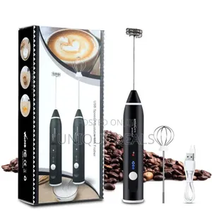 Milk Frother, Usb Rechargeable Handheld Electric Foam Maker