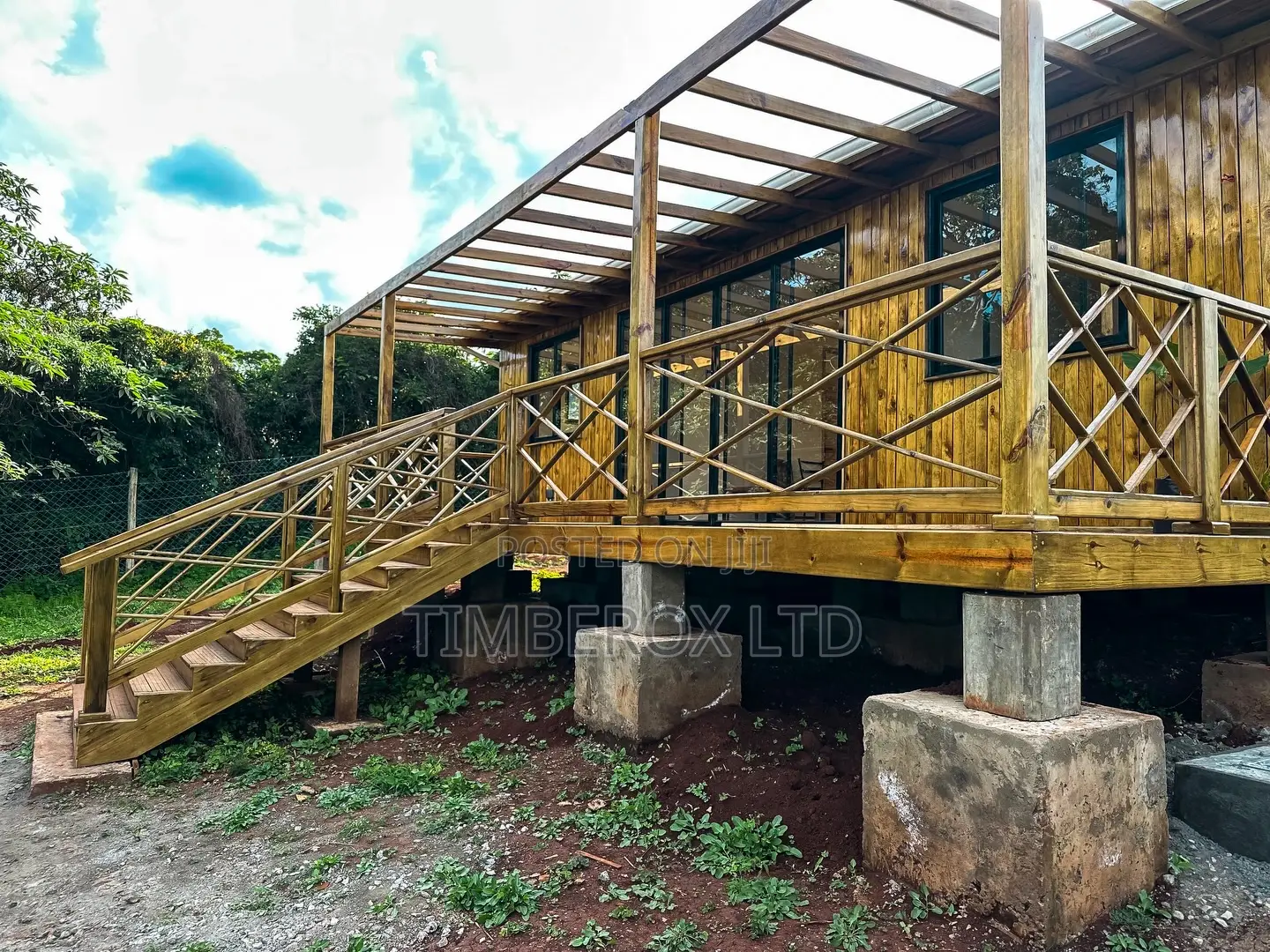 Timber Pergola Installation