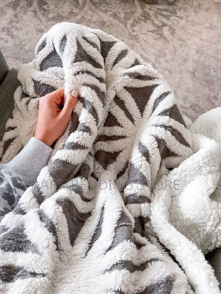 Grey Heavy Fleece Blankets