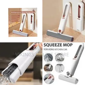 Portable Mini Cleaning Sponge Mop for Floor Damp Duster Blinds ,Vents