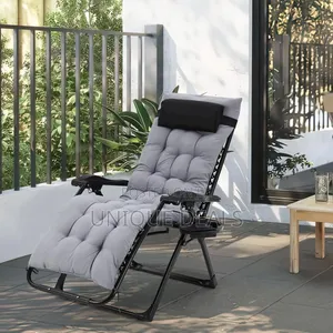 Zero Gravity Chair, Outdoor Foldable Padded Lounge Chair
