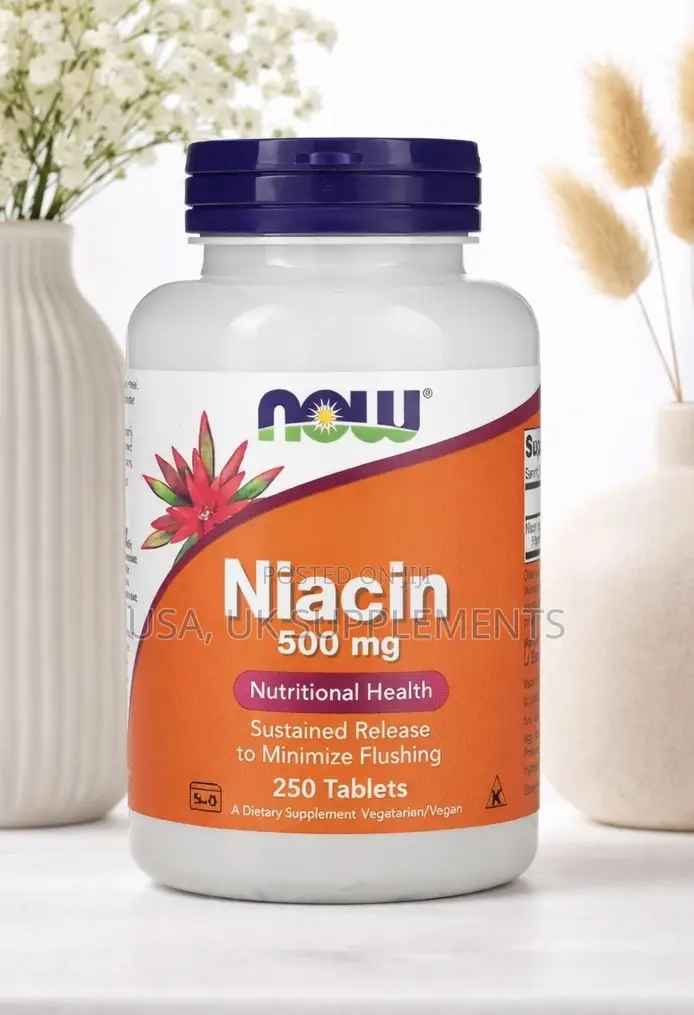 Now Niacin 500mg 250 Tablets