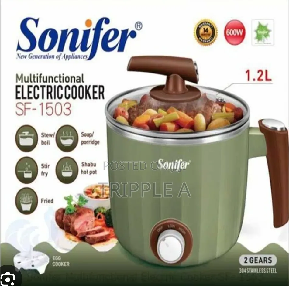 Sonifer Sf- 1503 Multifunctional Electric Cooker