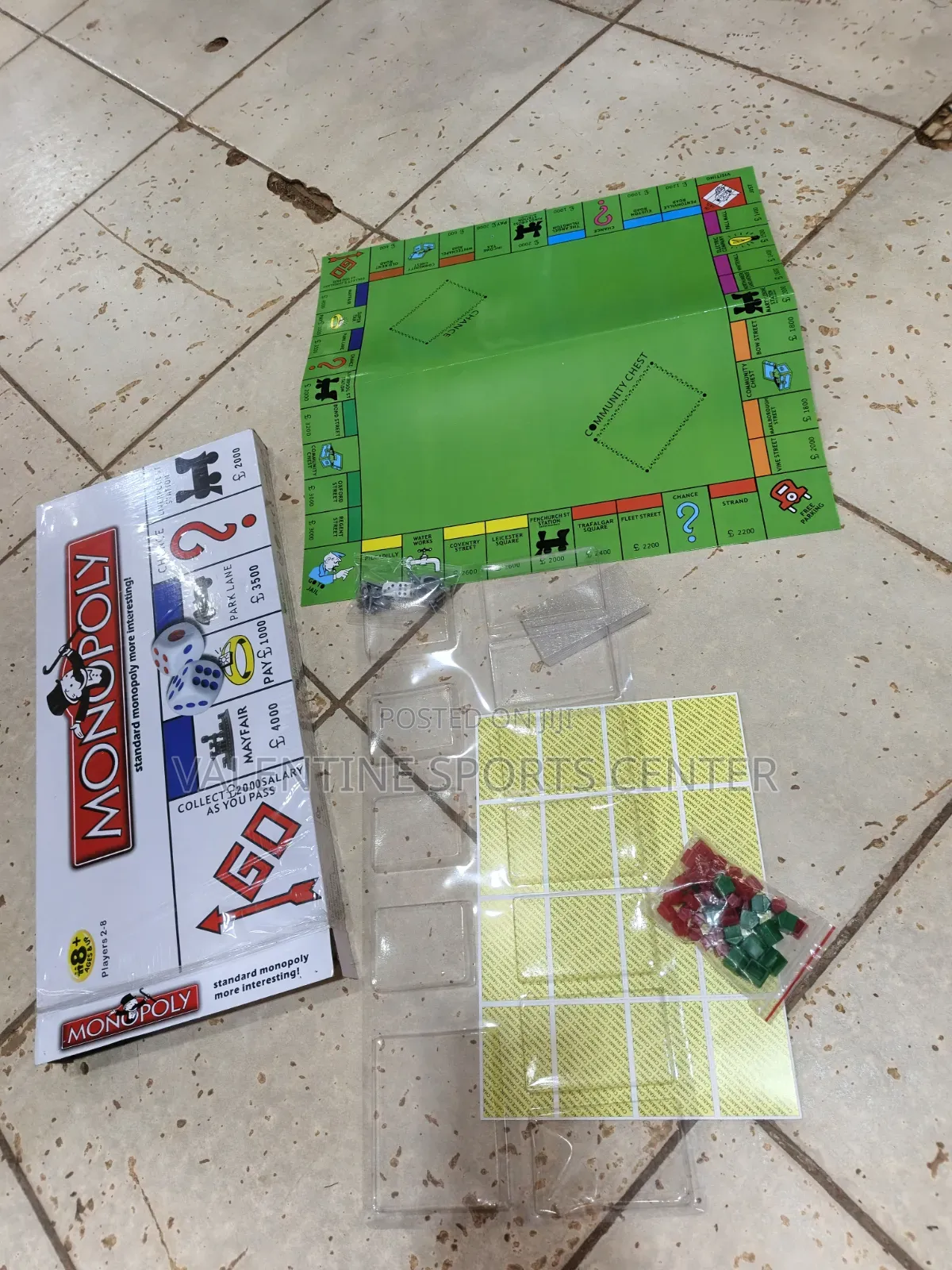 Monopoly Game Full Set Big Size Original Material