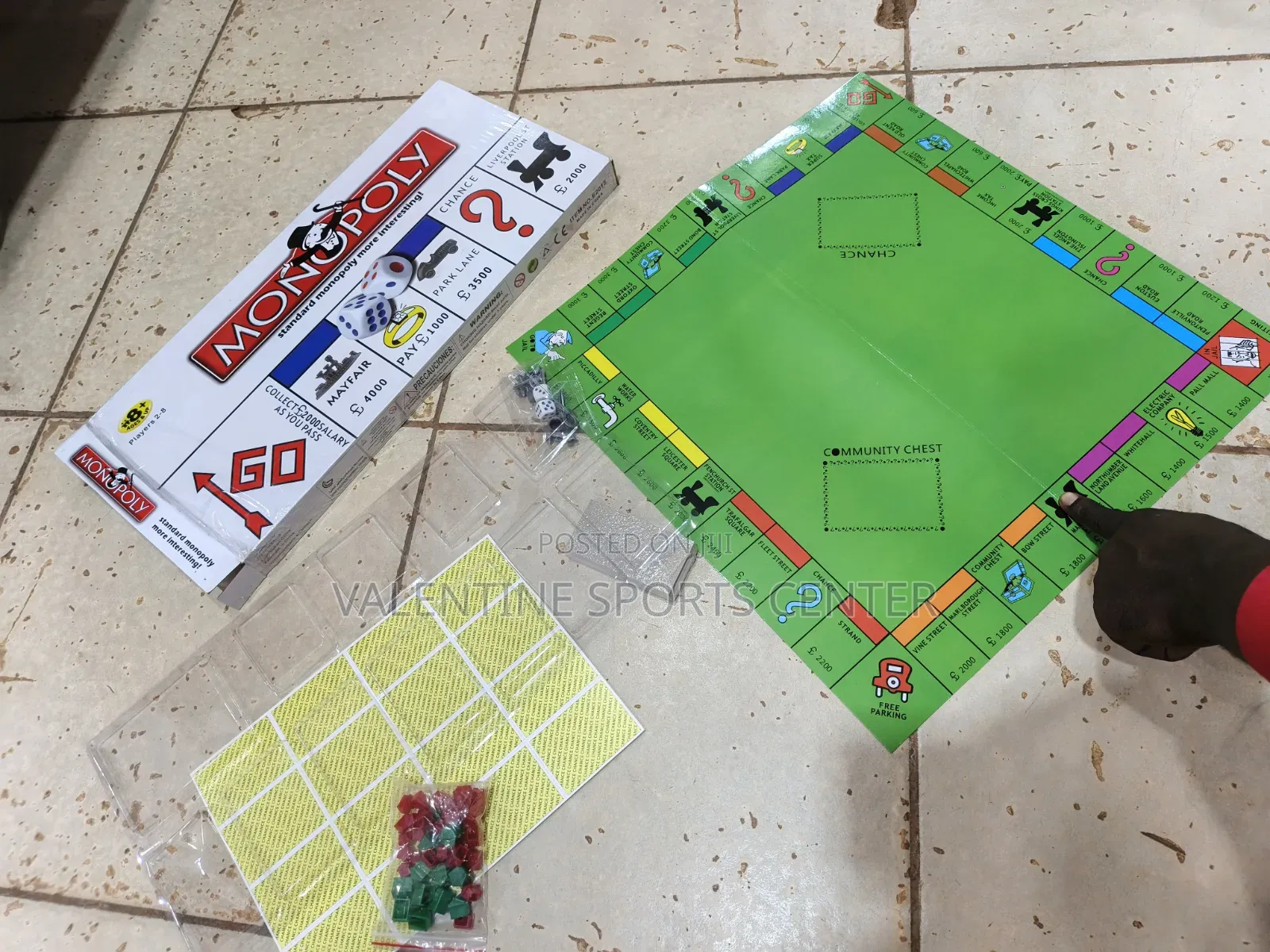 Monopoly Game Full Set Big Size Original Material
