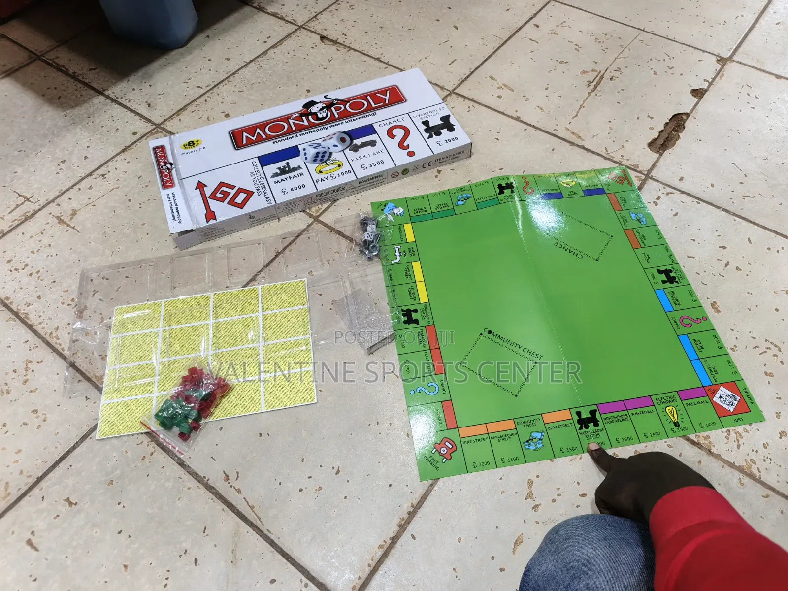 Monopoly Game Full Set Big Size Original Material