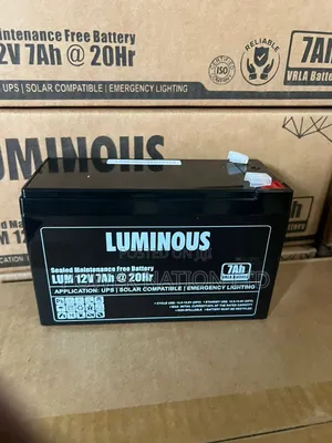 7ah Solar / Backup Luminous Battery