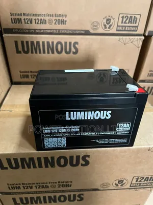 12ah Solar / Backup Luminous Battery