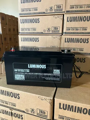 65ah Solar / Backup Luminous Battery