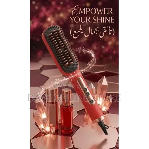 Hair Straightening - Ionic Fast Heating Thermal Brush 950 Degrees