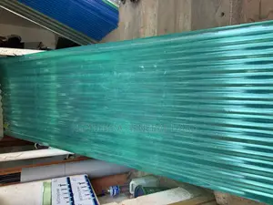 Transparent or Translucent Iron Sheets Fibre Green