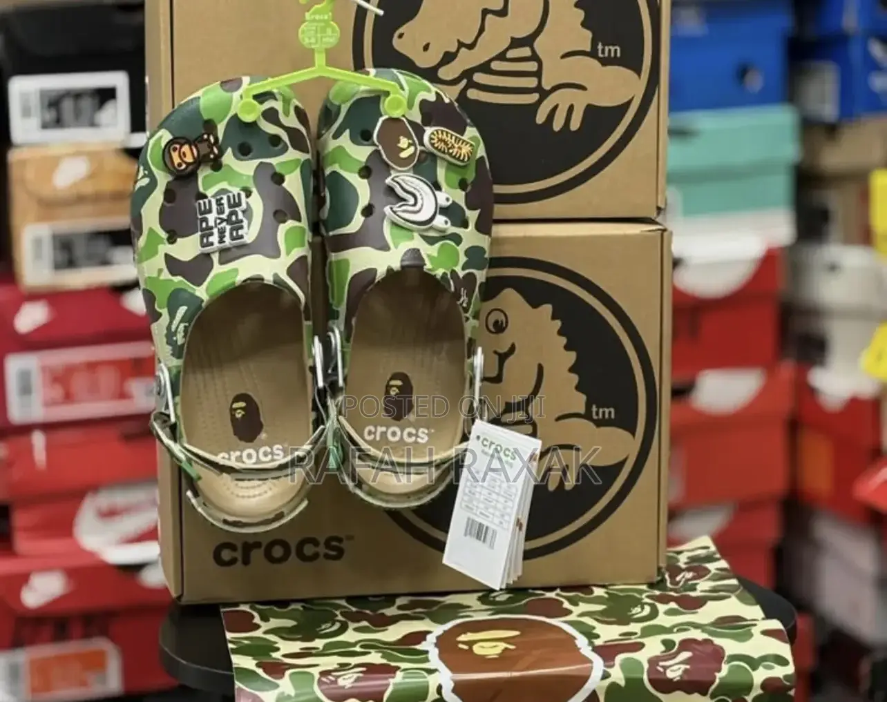 A Bathing Ape (Bape) Crocs Classic Clog