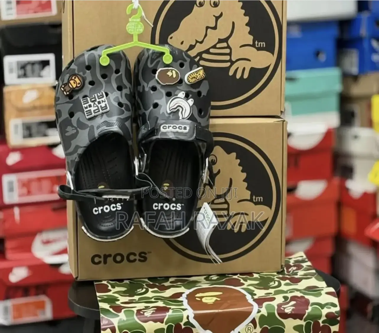 A Bathing Ape (Bape) Crocs Classic Clog