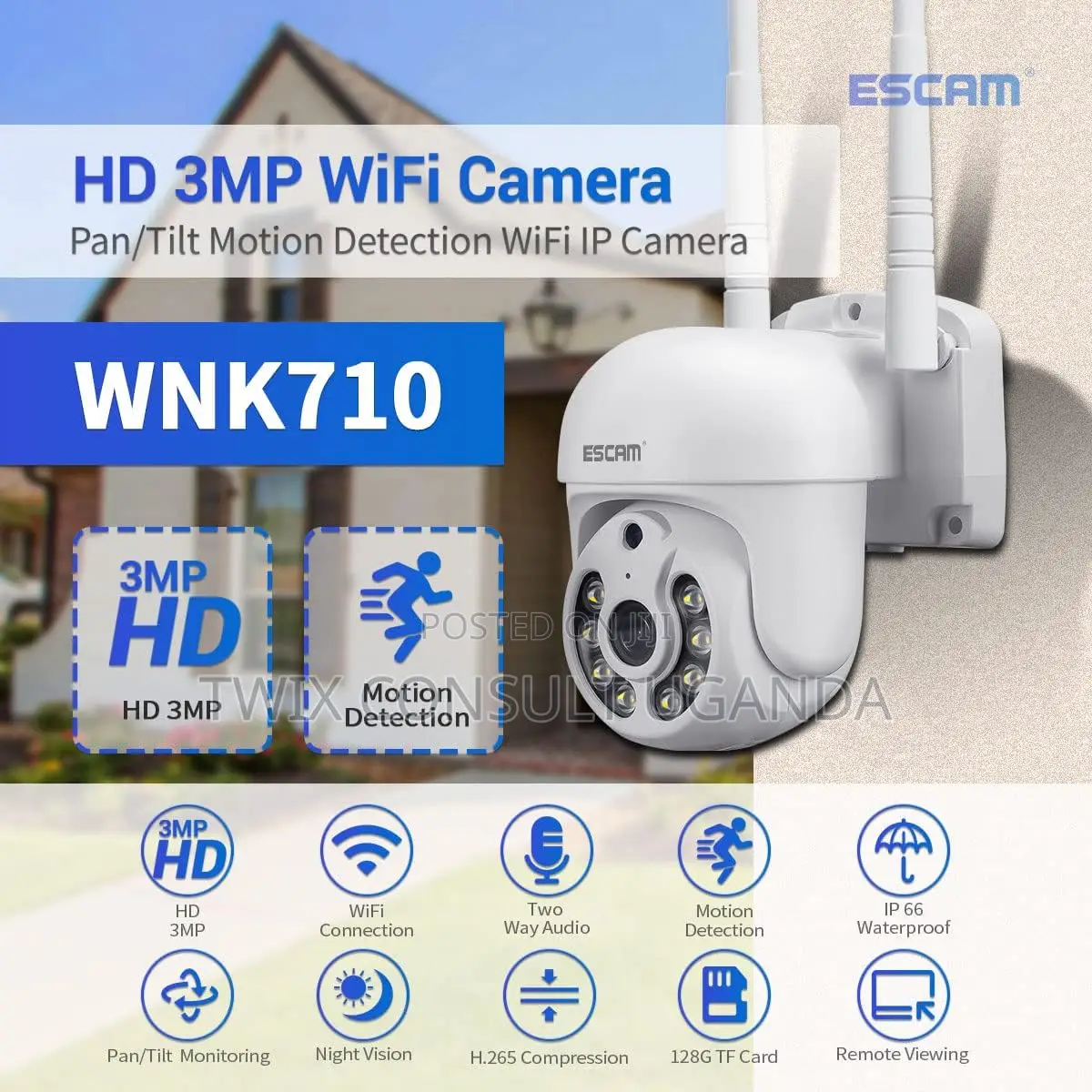 Escam Wireless Ip Camera Wnk710