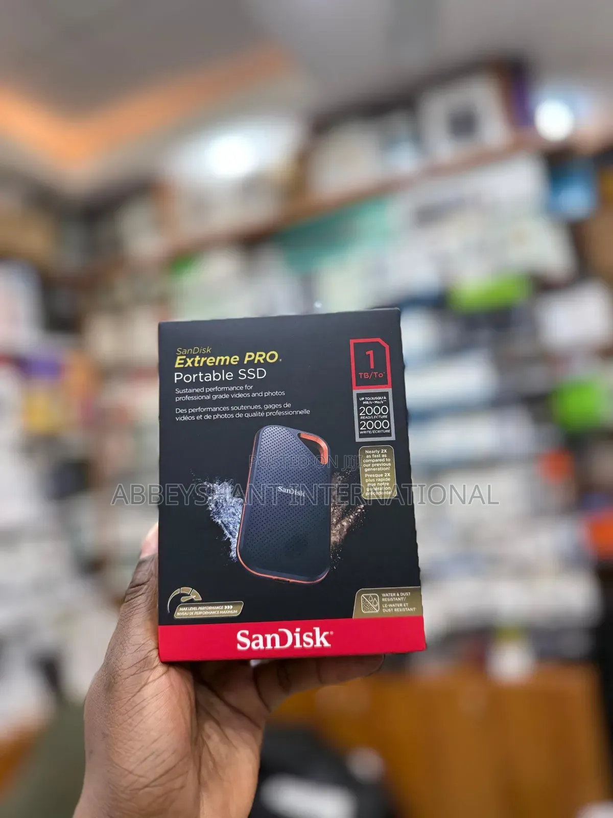 Sandisk Extreme Pro Portable SSD (1tb Capacity).