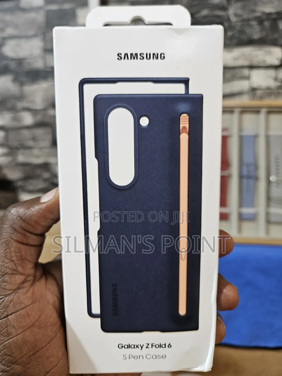 Original Galaxy Z Fold 6 Spen Case Navy Blue