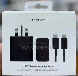 Original Samsung 50w Power Adapter Duo With 1.8m Cable