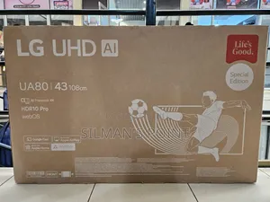 The New Lg 43" Ua80 Uhd Tv 2025 Model