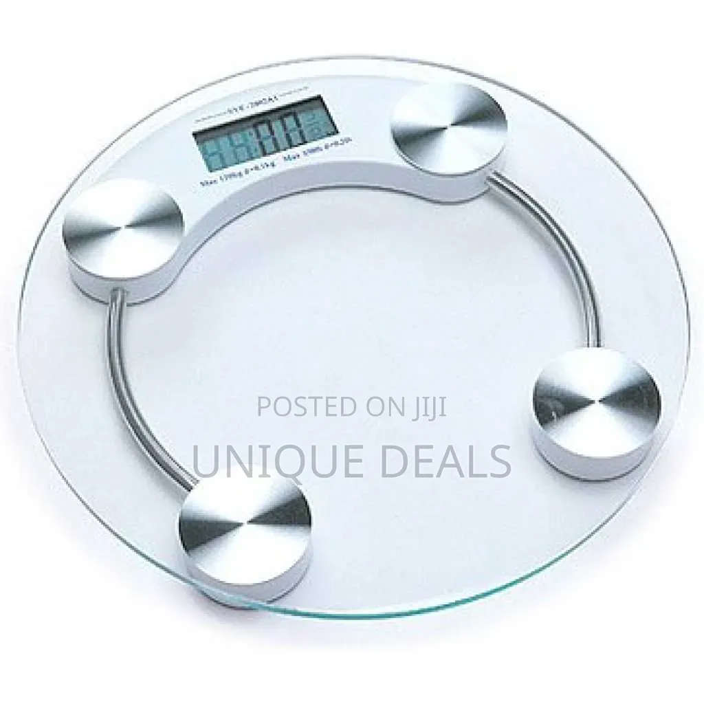 Transparent Tempered Glass Bathroom Scale