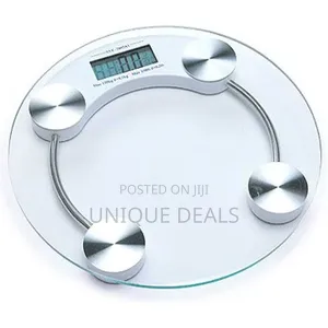 Transparent Tempered Glass Bathroom Scale