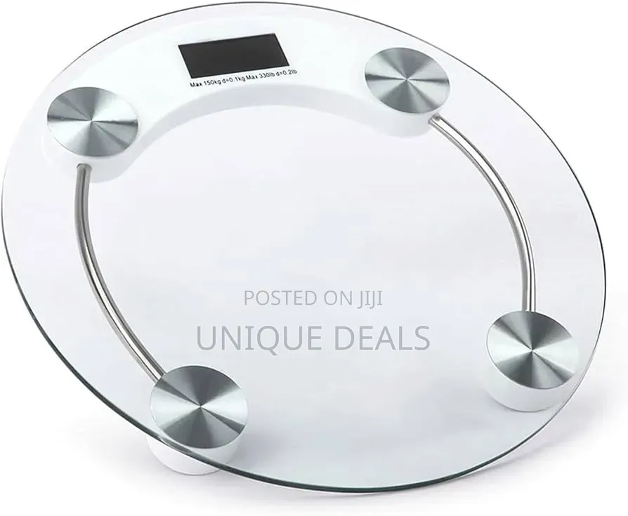 Transparent Tempered Glass Bathroom Scale