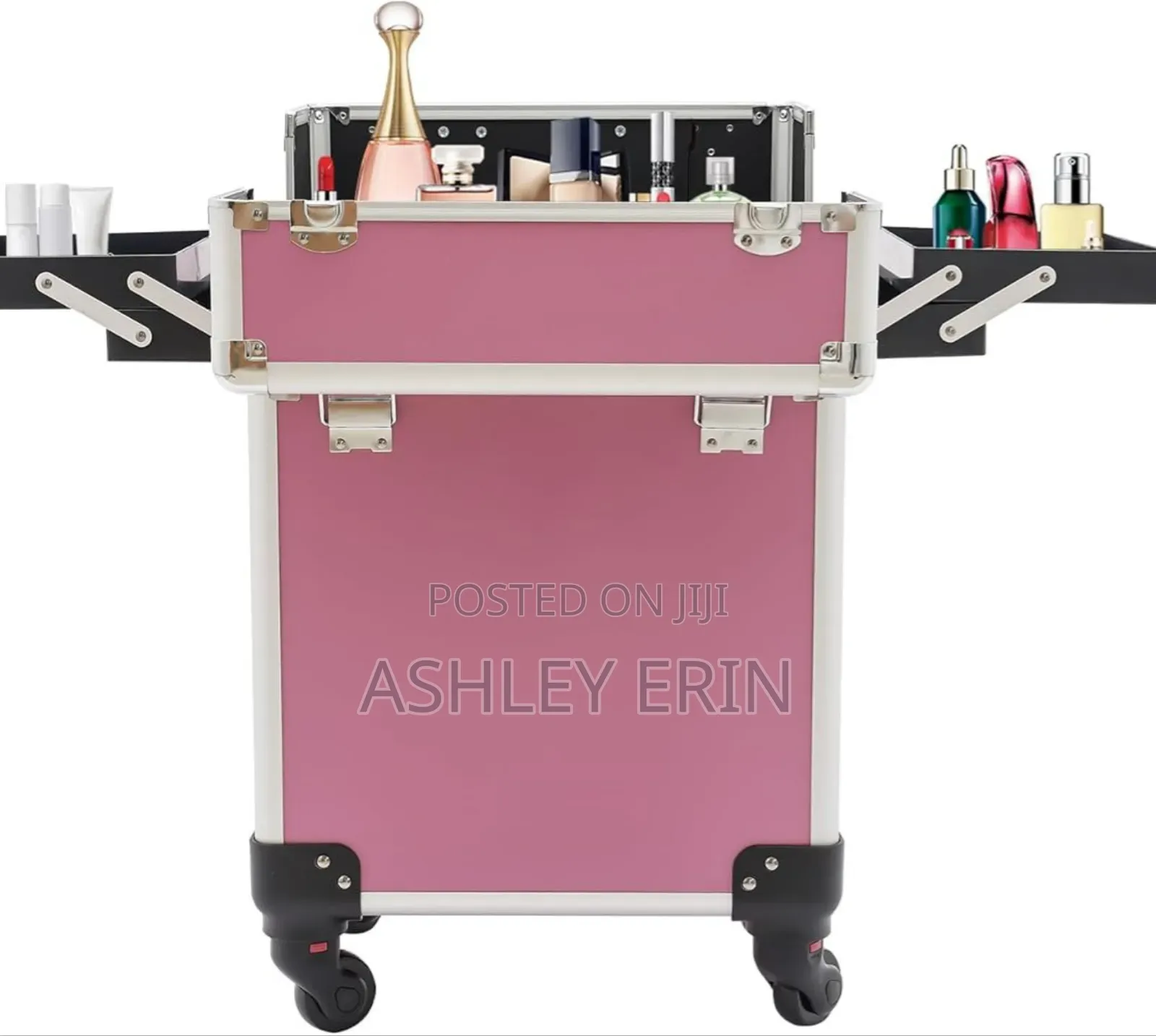 Portable Traveling Makeup Trolley Case