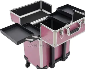 Portable Traveling Makeup Trolley Case