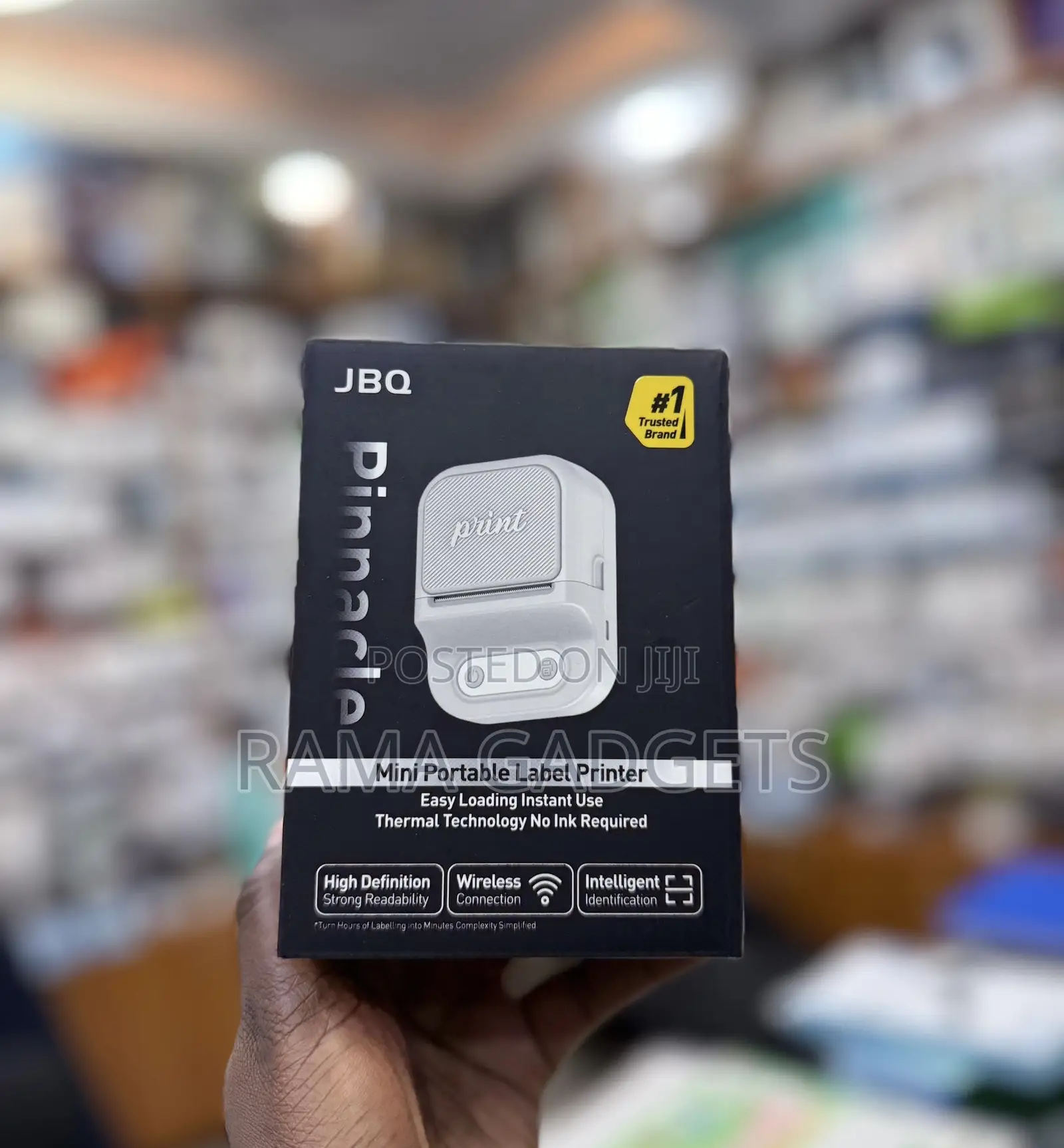 JBQ Pinnacle Mini Portable Label Printer