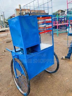 Sustainable Development-Charcoal /Walking -Popcorn Machind