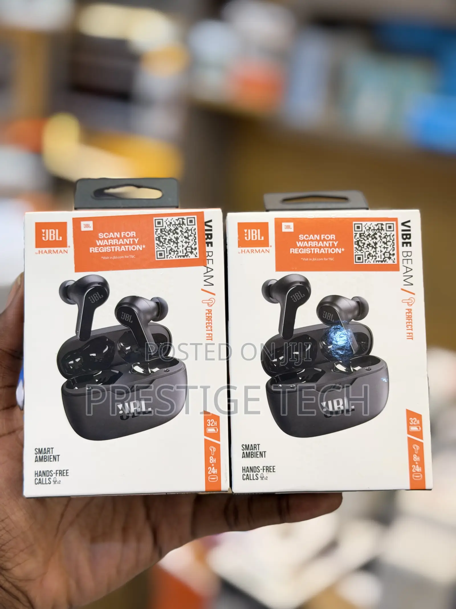 JBL Vibe Beam True Wireless JBL Deep Bass Sound Earbuds