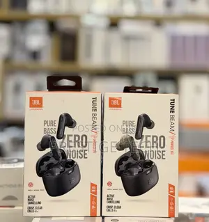JBL Tune Beam Bluetooth Earbuds With Active Noise Cancellation, 4 Mics