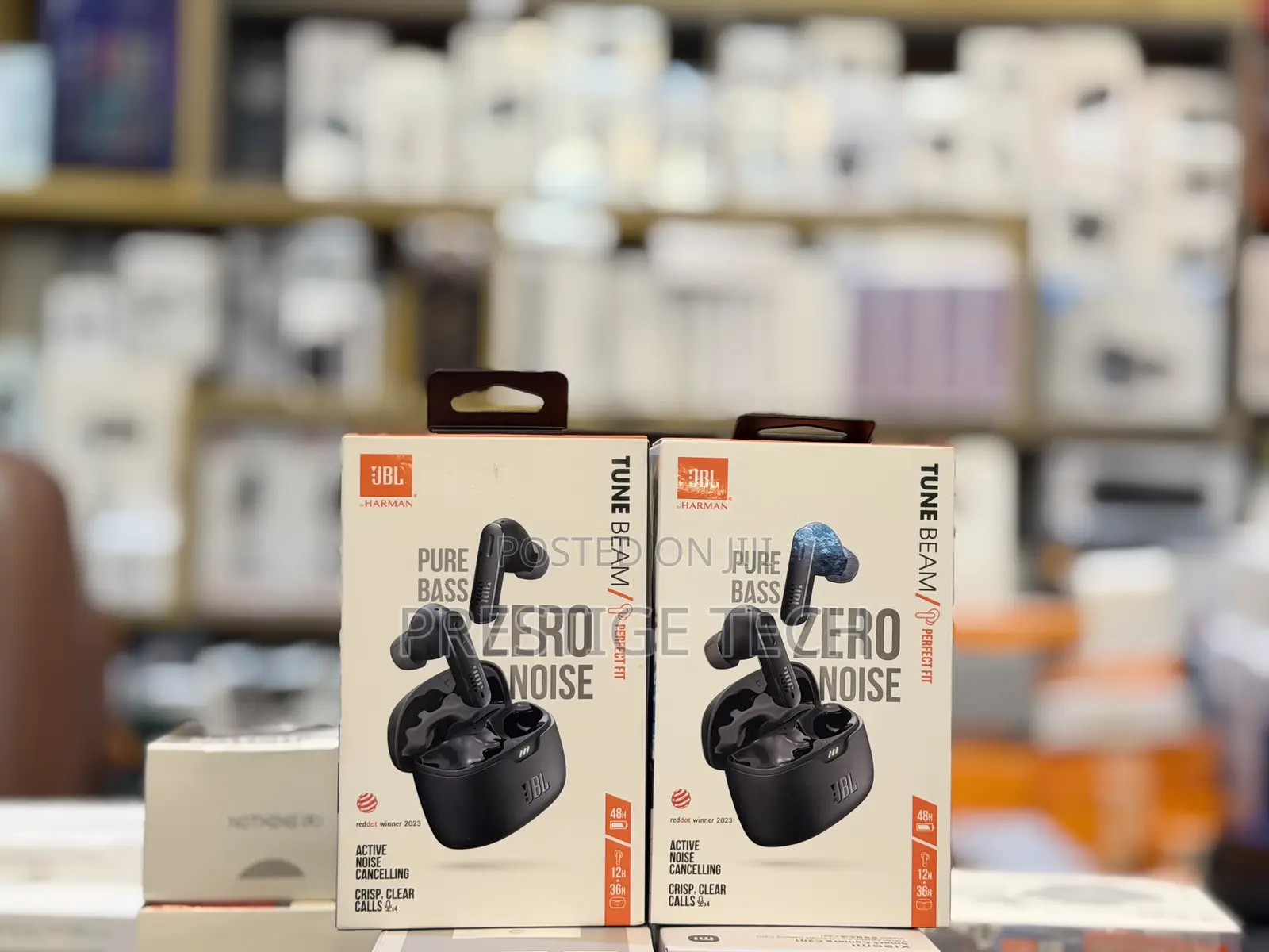 JBL Tune Beam Bluetooth Earbuds With Active Noise Cancellation, 4 Mics