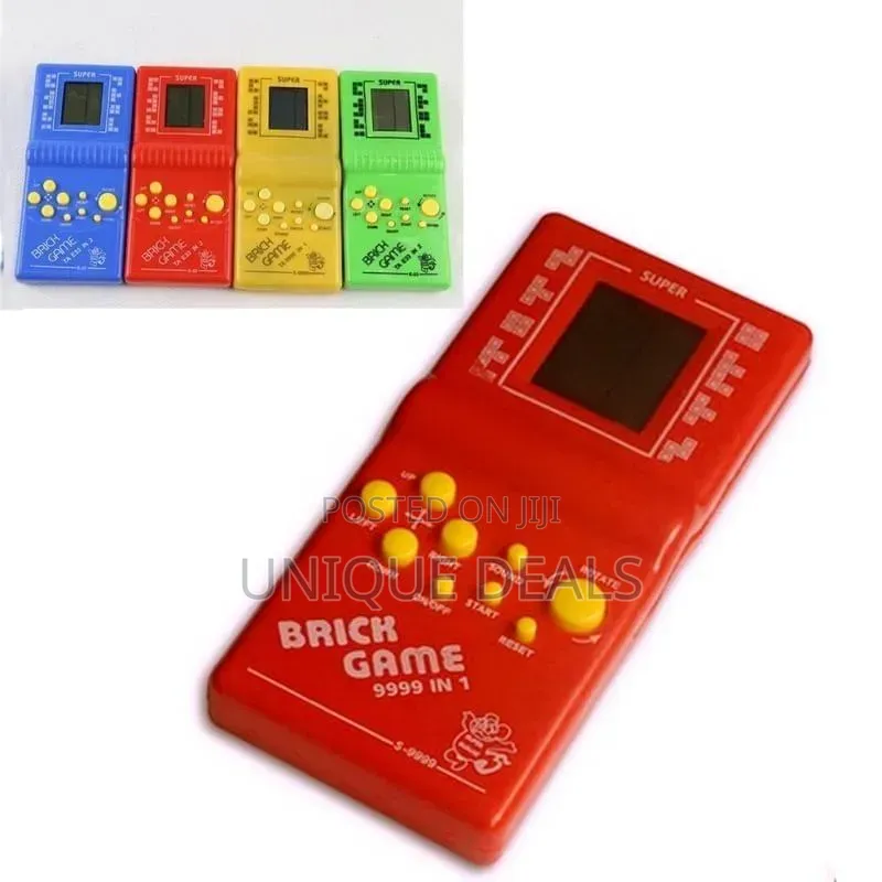 Handheld Brick Game Console for Kids