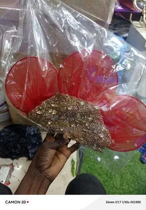 Bridals Red Balle Fan