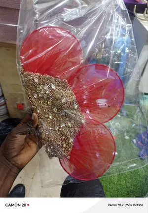 Bridals Red Balle Fan