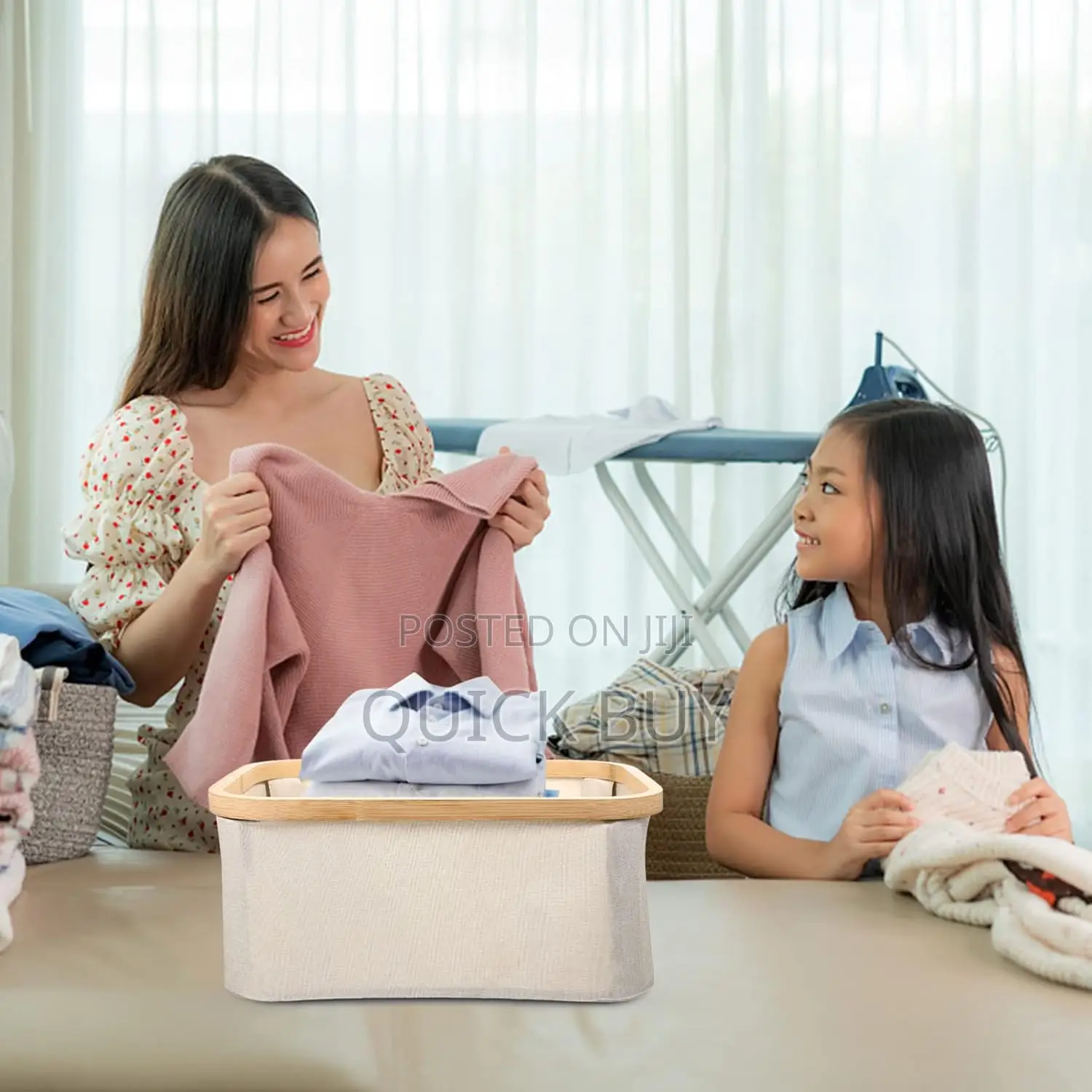 Modern Foldable Rectangular Storage Basket