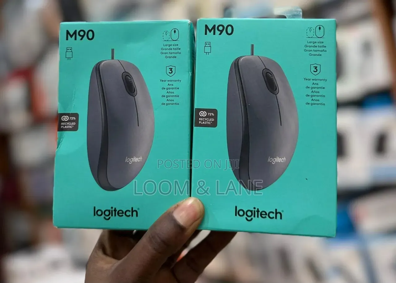 New Logitech M90 Wired Usb Mouse