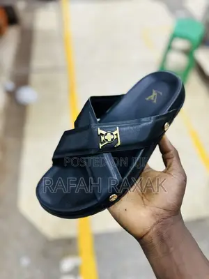 Original Luxury Louis Vuitton Crossover Leather Sandals