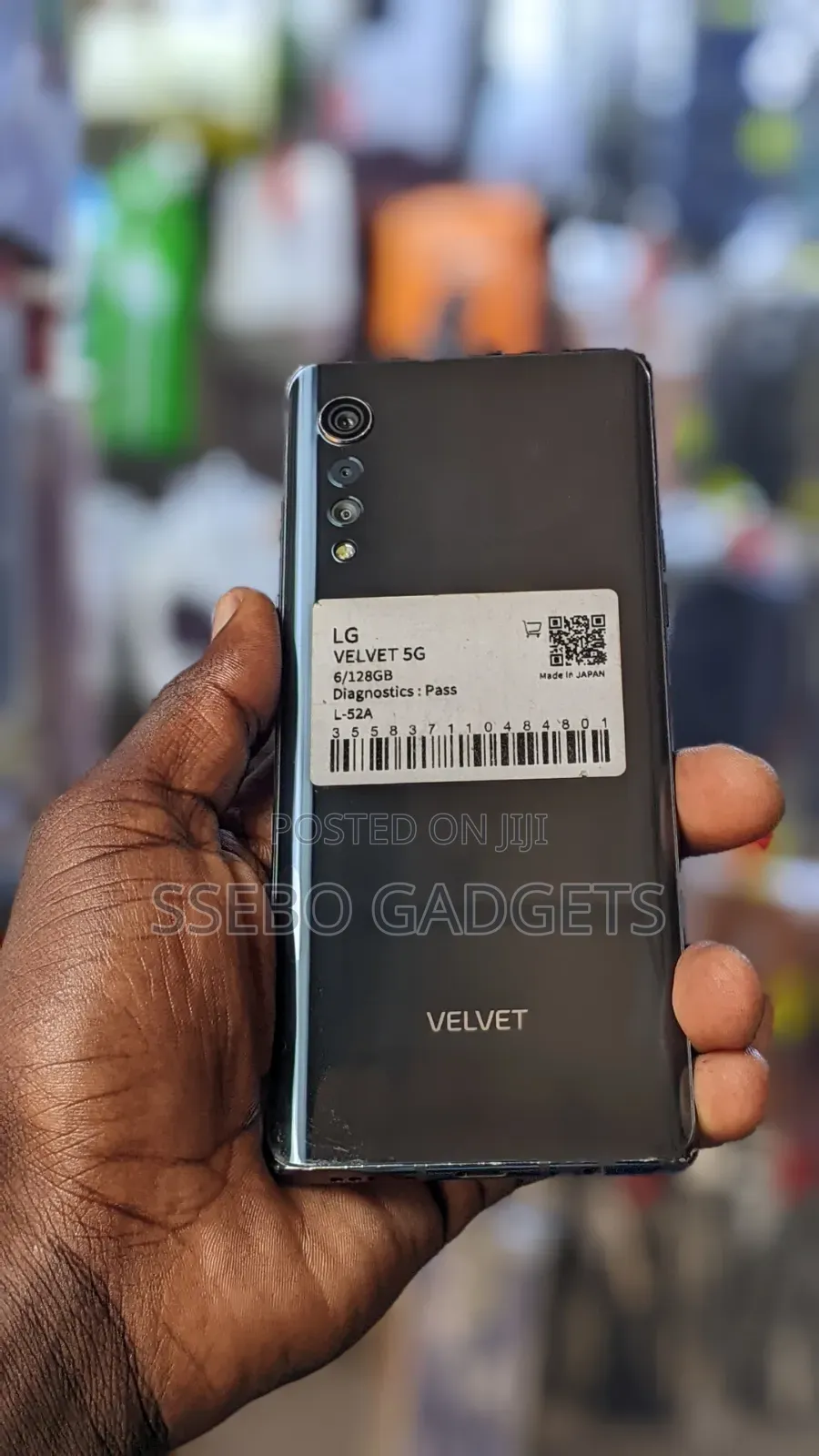 LG Velvet 5G 128 GB Gray