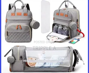 Mommy Bag Multifunctional Backpack Portable Crib