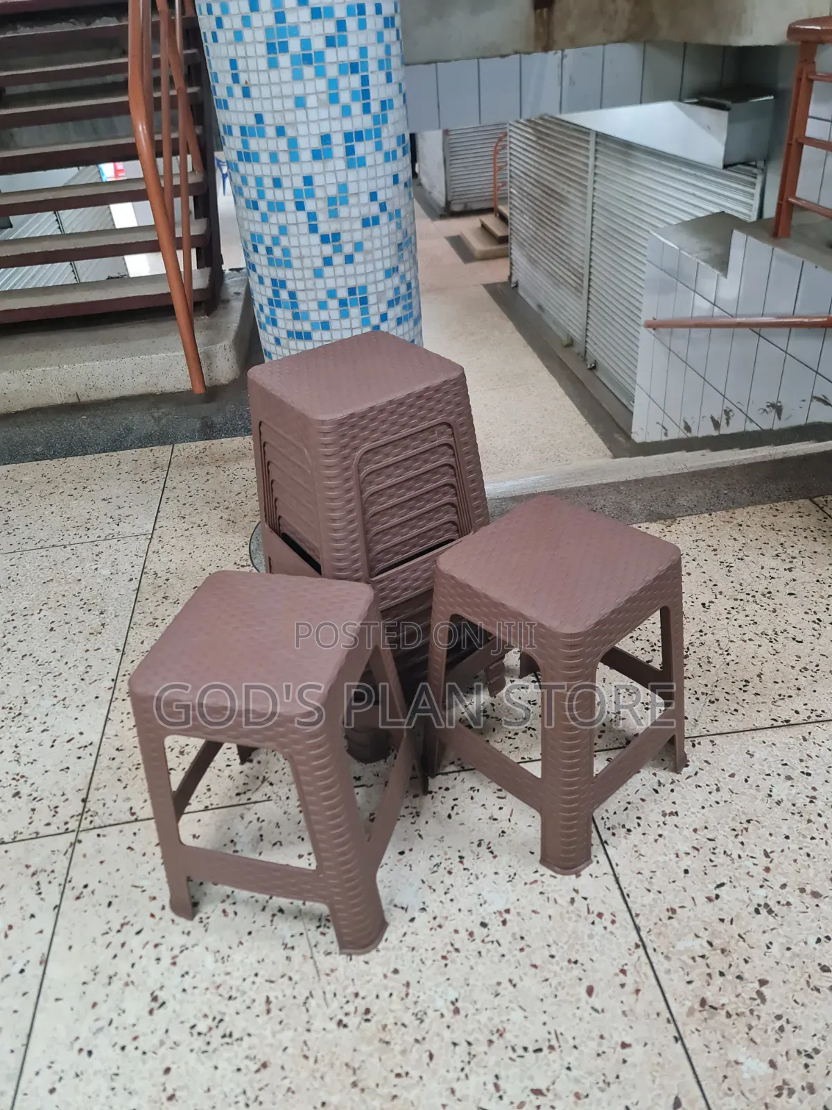 Stackable Plastic Stools Stackable Plastic Stools 1pc